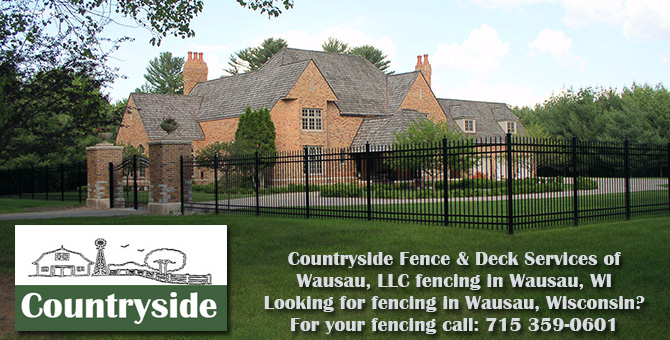 fencing fences Wausau Wisconsin Marathon County 