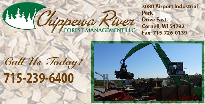 wood chips wood chipper Truax Wisconsin Eau Claire County 