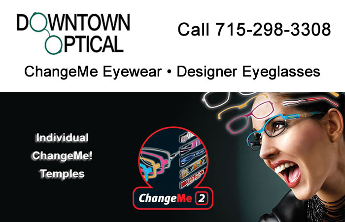Change Me eyewear designer eyeglasses Rozellville Marathon County Wisconsin 