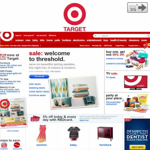 to shop online at target select target to shop online